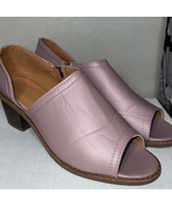 Women’s Mauve European Style Peep Slides Eu 40/ US 9 - $13.72