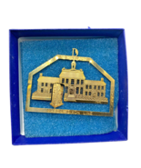 The Delaware 12 Mile Arc Mason Dixon Line Brass Ornament Vintage Christmas - $2,640.51 MXN
