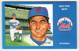 1969 NY Mets Baseball Postcard Susan Rini Ken Boswell Unused Limited Edition - £8.53 GBP