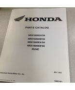 2004 2005 HONDA NRX 1800DA DB EA EB PARTS Catalog Manual NEW Book 2004 H... - $2,383.63 MXN