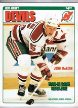 1990-91 New Jersey Devils Game Program VS Detroit Red Wings 10/4/90 Yzerman - $24.75