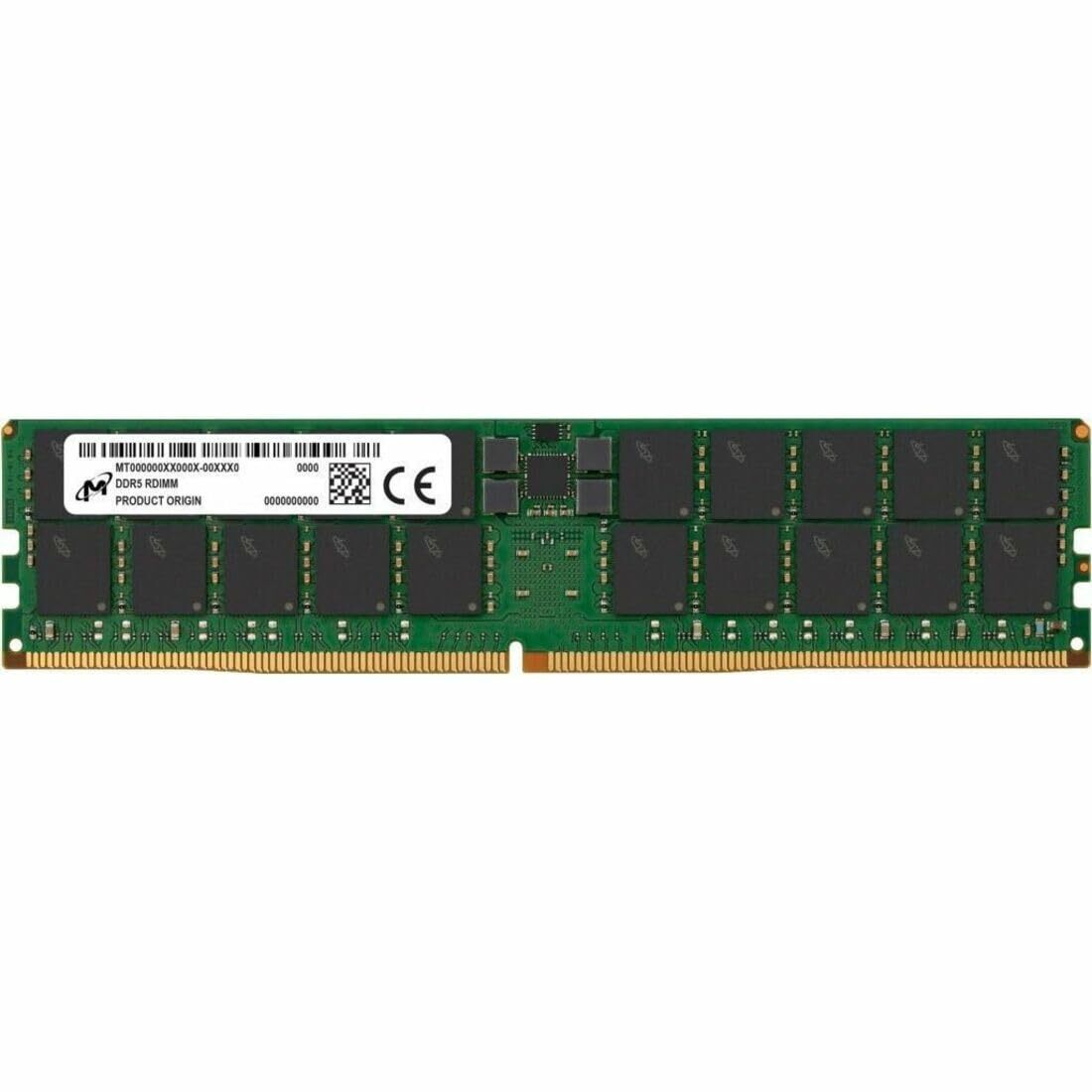 Micron MTC40F2047S1RC56BB1R 128 Gb DDR5 Rdimm 2Rx4 5600 CL46 Memory Module