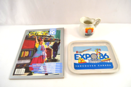 Expo 86 Vancouver BC Guide Key Tray Creamer Jug Pitcher Canada Vtg Worlds Fair - £26.95 GBP