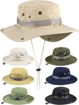 Geyoga Hats 7 (Colors) | Wide Brim Fishing Caps Foldable Bucket Hats for Outdoor - £21.29 GBP
