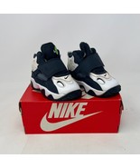 Nike sneakers infant 5 C kids mid top athletic shoes navy white speed turf - $19.80