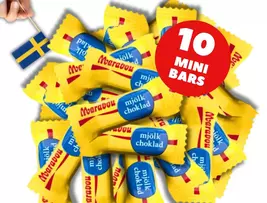 10 Pcs Marabou Chocolate Mini Bars, Swedish Chocolate, Milk Chocolate Sw... - $6.93