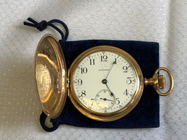 1903 Vtg Antique Waltham Floral Pocket Watch 12269216 16s 15j 20yr Warra... - $229.95