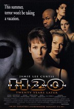 1998 Halloween H20 Movie Poster 11X17 Michael Myers Laurie Strode LL Cool J  - £9.76 GBP