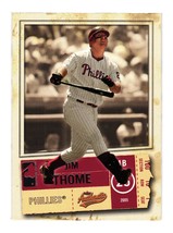 2005 Fleer Authentix #59 Jim Thome Philadelphia Phillies - £2.38 GBP