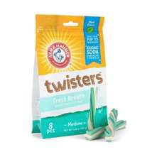 Arm &amp; Hammer Twisters: Minty Fresh Dental Treats for Dogs - £14.38 GBP