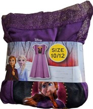 Disney Frozen II Girls Fantasy NightGown Character Anna 10-12 Flame Resistant PR - £9.96 GBP