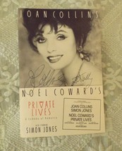 Joan Collins Signed “Private Lives” Flyer, Autographed &amp; Inscribed, Playbill - £66.84 GBP