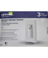 Leviton Decora Motion Sensor InWall Switch, Auto-On, 2A, Single Pole, WH... - $93.58 CAD