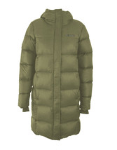 Columbia Women&#39;s Woodlyn Meadows Long Hooded Parka Down Jacket, Olive,L (7747-3) - £165.79 GBP