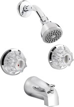 Showerhead And Bath Faucet In Polished Chrome From Plumb Pak. - £53.54 GBP