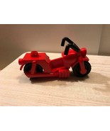 LEGO DUPLO RED MOTORCYCLE - $5.93