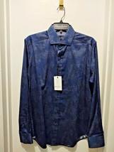 Robert Graham - Blue Long Sleeve - Men&#39;s Medium Button Down Tailored Fit - £200.45 GBP