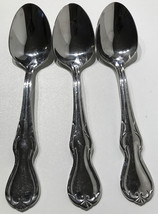 (3) Waterford BARON’S COURT Stainless Place Oval Soup Spoon 18/10 Flatwa... - $29.69