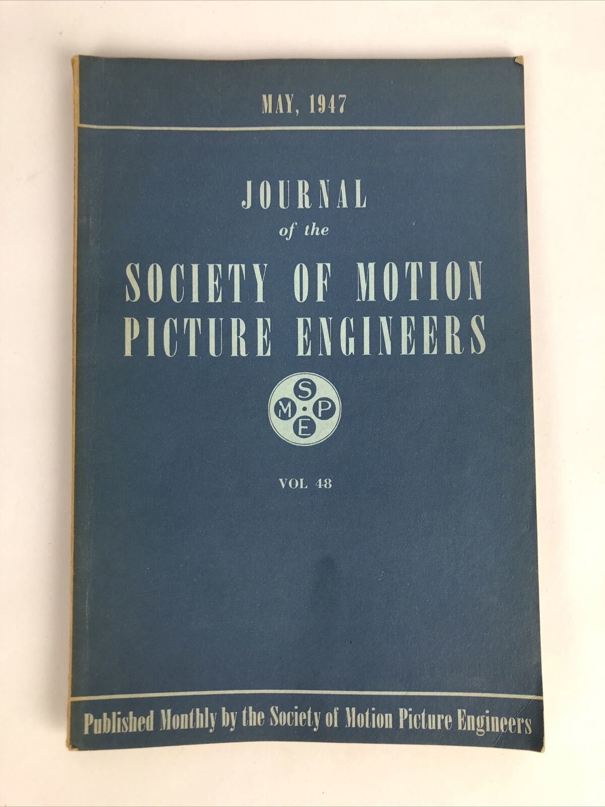 SMPE Journal Of The Society Of Motion Picture Engineers May 1947 VOL 48 ... - $12.99