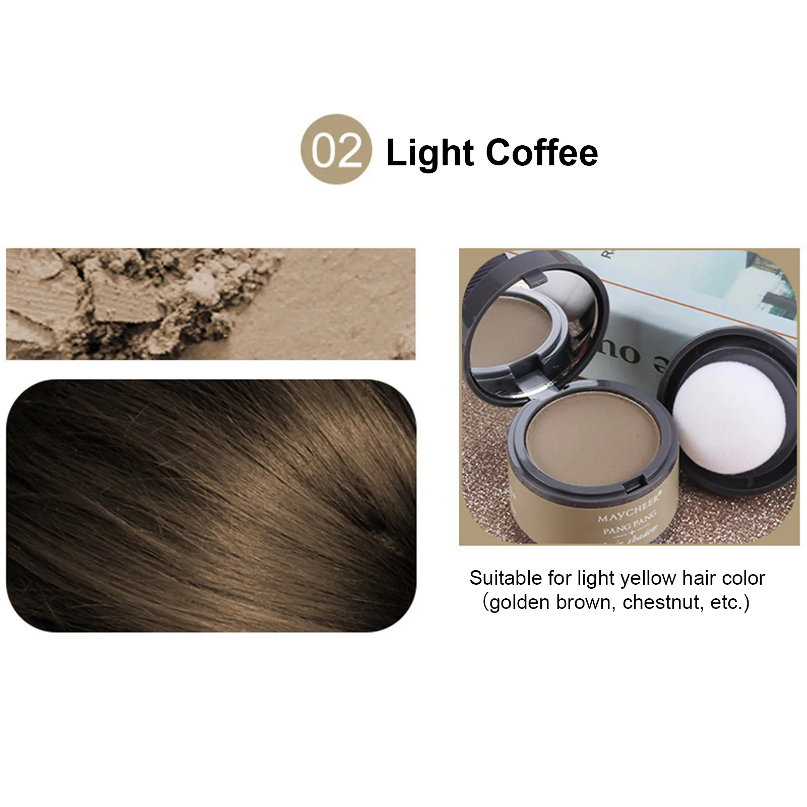 Multifunctional Shading Powder Water-proof Hairline Building Powder Cover up Sca - $32.03