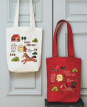 Kakao Friends Lucky Pony Day Eco Bag Choonsik Lifestyle Casual Shoulder ... - $41.31