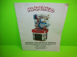 ICE HammerHead Original Arcade Game Owners Service Repair Manual Redemption - £19.39 GBP