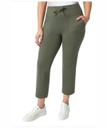 Mondetta Womens Pants Green Capri Moisture Wicking Pockets Active Workou... - $47.85 CAD