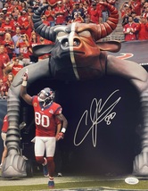 ANDRE JOHNSON Autographed SIGNED Houston TEXANS 11x14 PHOTO JSA CERTIFIED  - £95.56 GBP
