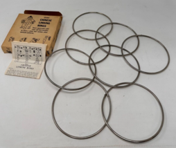 Vintage Adam&#39;s Chinese Linking Rings Magic Trick Set NEW OLD STOCK  - $22.29