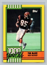 Tim McGee #15a 1990 Topps Cincinnati Bengals 1000 Yard Club - £1.59 GBP