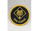 Vintage Boy Scout Den Leader Embroidered Iron On Patch 3&quot; - £23.67 GBP