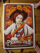 Pearl Jam Poster Kings Of Leon November 22, 2006 Australia Adelaide Center - $91.40