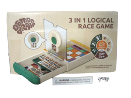 Top Bright 3IN1 Logical Race Game Board ~New In Box~ - £23.98 GBP