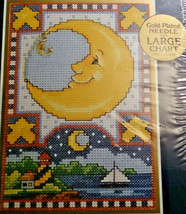 Bucilla 42014 Celestial Dream Moon Joan Elliott Counted Cross Stitch 5x7 - £22.48 GBP