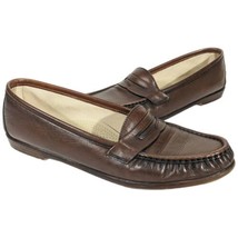 SAS Size 11 Narrow N Brown Penny Loafers Womens Shoes Slip On Leather Moccasins - £45.83 GBP