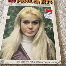 126 POPULAR HITS BOOK FOR PIANO, ORGAN, VOCAL &amp; GUITAR - $12.46