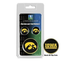 Iowa Hawkeyes Flip Coin and 2 Golf Ball Marker Pack - $14.25