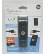 GE Travel Surge Protector with 2 USB Charging &amp; 3 Outlets - 2.1 Amps - £5.41 GBP