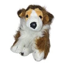 Ganz Webkinz Collie Lassie Brown White Plush Dog Toy Realistic HM149 7&quot; ... - £7.41 GBP