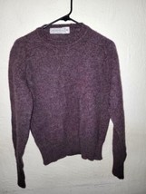 Saks Fifth Avenue Women&#39;s Pure Wool Sweater  Red Multicolor Size Medium ... - £18.61 GBP
