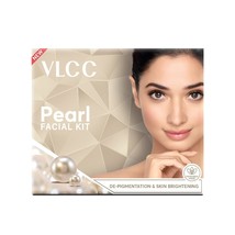 VLCC Natural Pearl Facial Kit - Single Use | Salon Like Facial at Home in Just 6 - £7.63 GBP