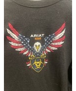 Ariat Mens Rebar Cotton Strong American Raptor T-Shirt Eagle L  Charcoal... - $31.44 CAD