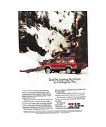 Jeep Cherokee Eagle 4 Wheel Drive 1990s Vintage Print Ad - £7.46 GBP
