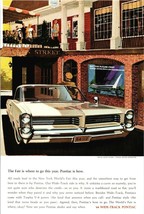 Vintage 1964 Pontiac All Roads Lead To The Fair This Year Advertisement - $6.49