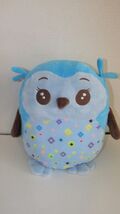 Toys Babies r us baby plush Owl toy pillow room decor brown blue color d... - $20.57