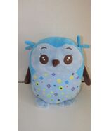 Toys Babies r us baby plush Owl toy pillow room decor brown blue color diamonds - $20.57