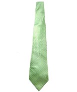Michael Kors Mens Tie Green Geometric 100% Silk Necktie - €3,82 EUR