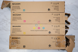 Open OEM Sharp MX-6240N,MX-6500N, MX-6580N,MX-7040N CMYK Full Set MX-62NT - $381.15