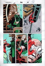 Vintage Original 1992 Daredevil color guide art: DD 302 page 16 by Marve... - $44.24