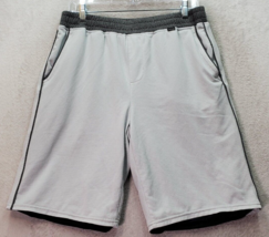 Hurley Shorts Men Medium White Nike Dri Fit Polyester Pockets Elastic Wa... - $20.27